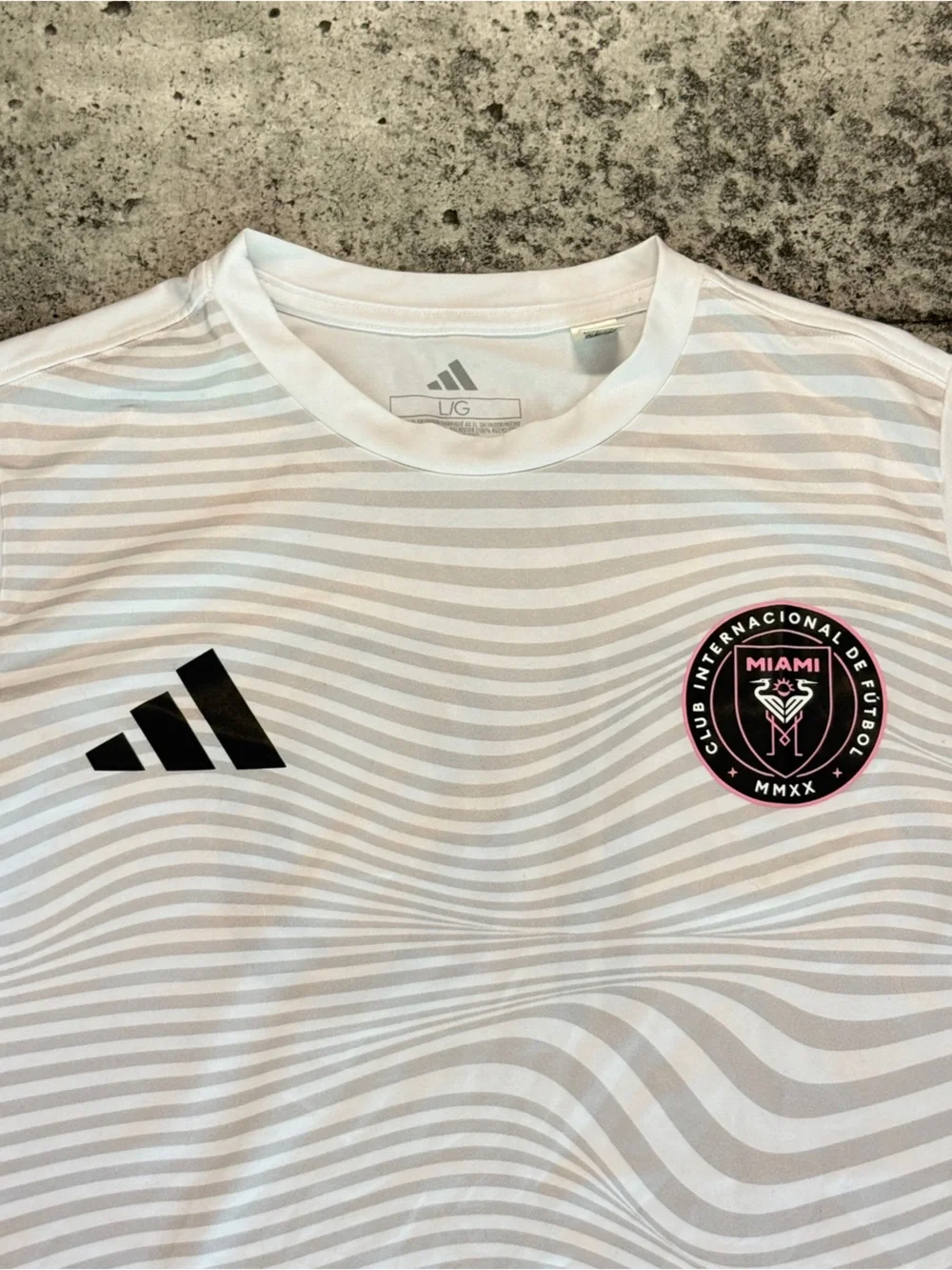 adidas White Miami FC Graphic Youth Soccer Tee
